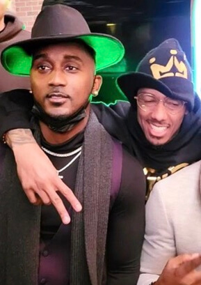 Reuben Cannon with his brother, Nick Cannon. 